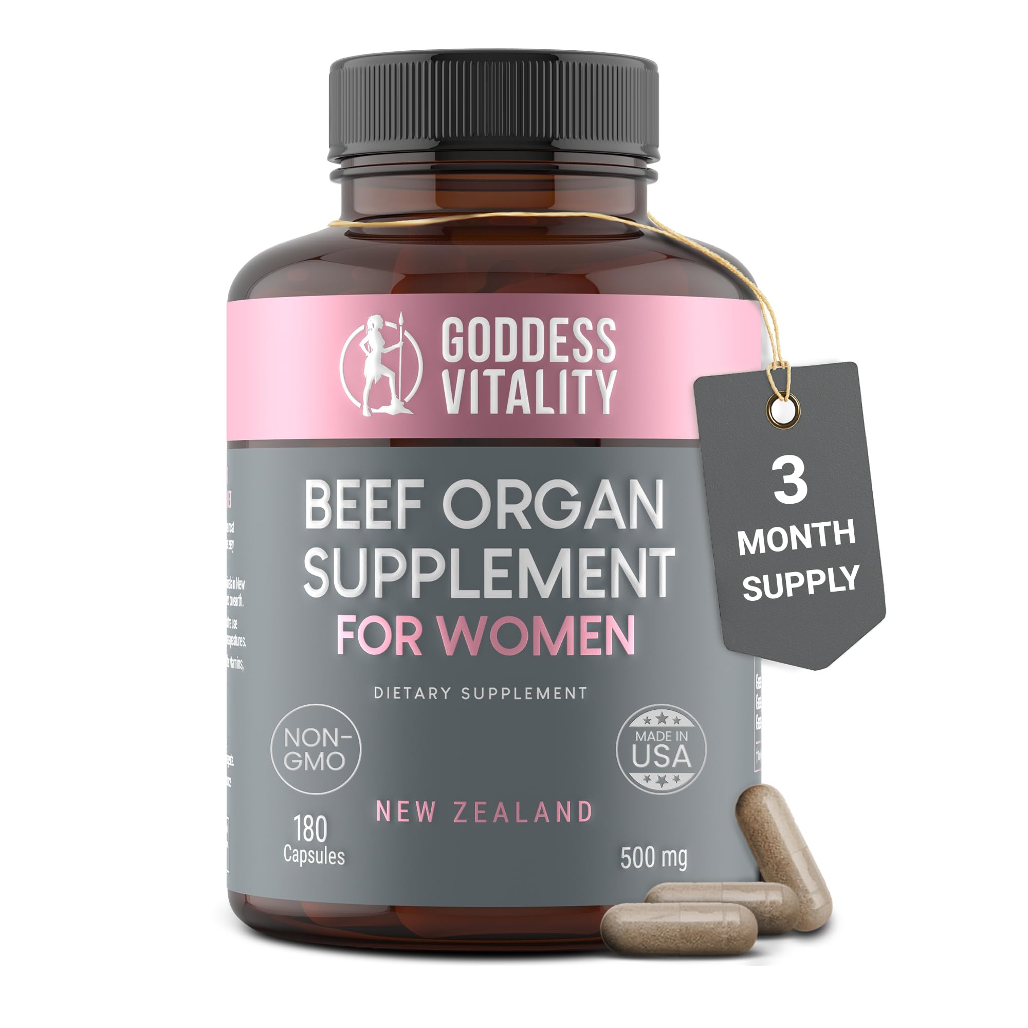 Optimal Carnivore Beef Organ Supplement for Women – 90-Day Cycle Harmony & Mood Balance