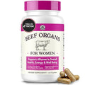 Beef Organ Supplement for Women - Grass-Fed NZ, 120 Capsules