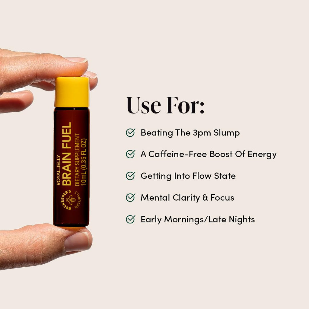 Beekeeper's Naturals B.LXR Brain Fuel – Memory, Focus & Clarity (2 Pack)