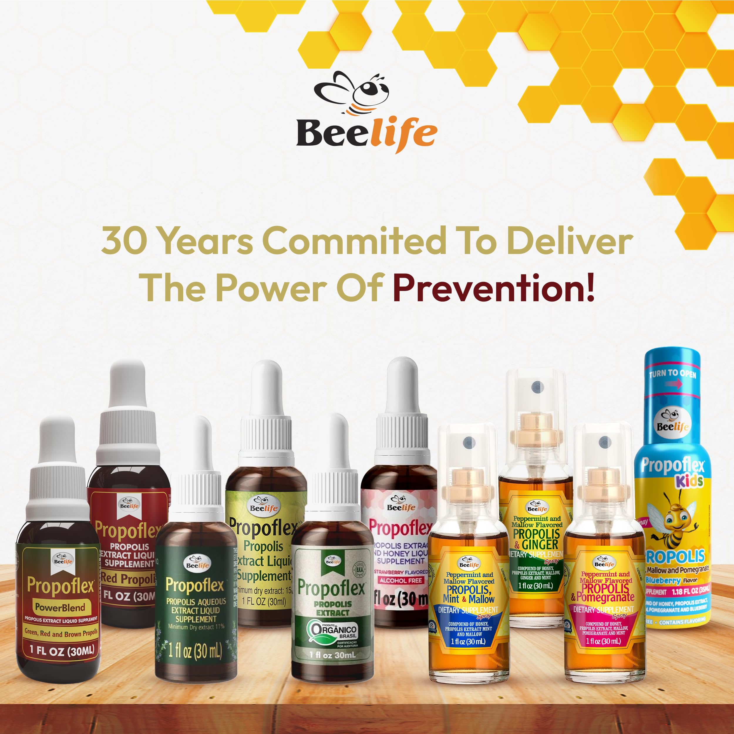 Beelife Propoflex Organic Green Propolis Extract – High Artepillin-C, 1 Fl Oz