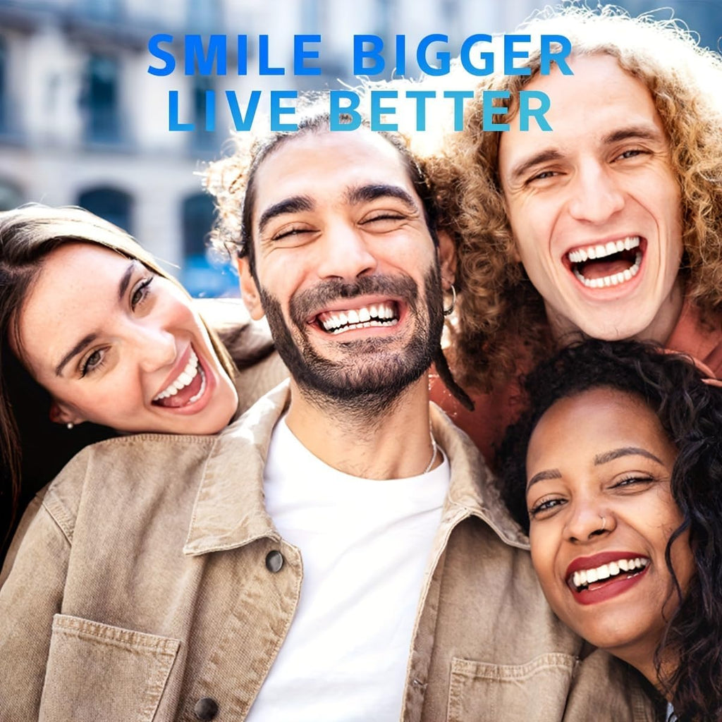 9D Sensitive Teeth Whitening Strips - Enamel-Safe, Fast Stain Removal (14 Pairs / 28 Strips)