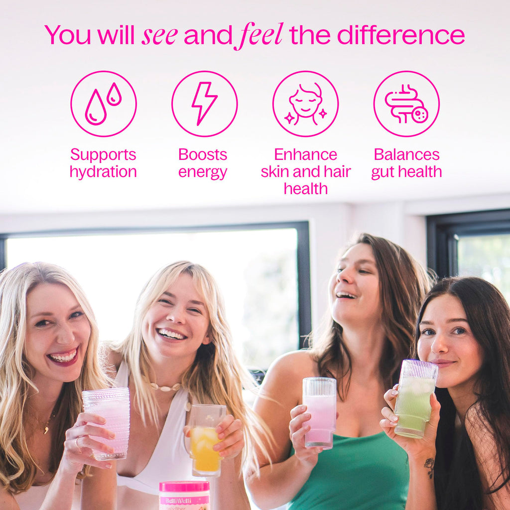 Belli Welli Fiber Supplement – Strawberry Lemonade (Organic Acacia)