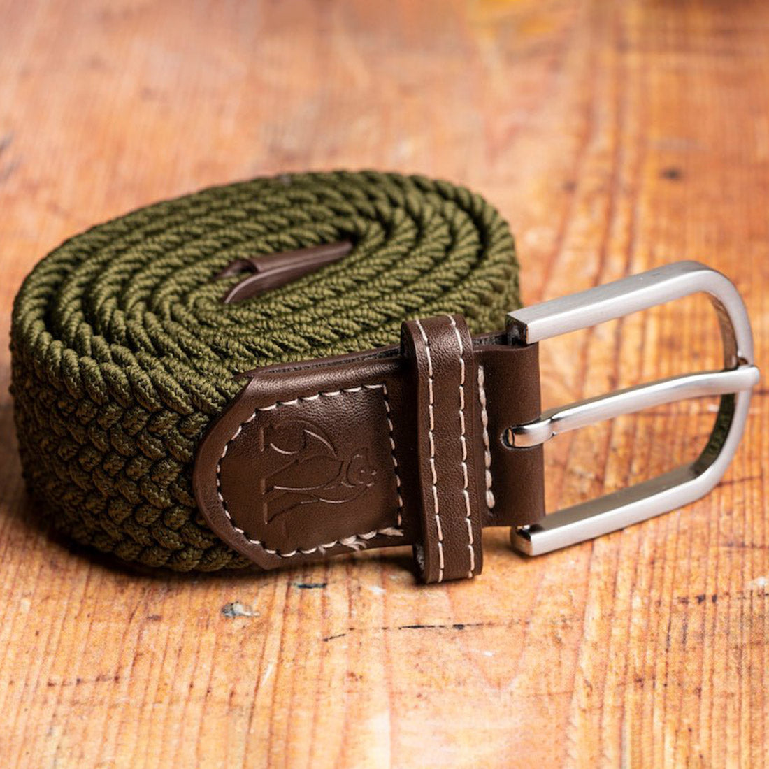 Woven Belt - Khaki Green