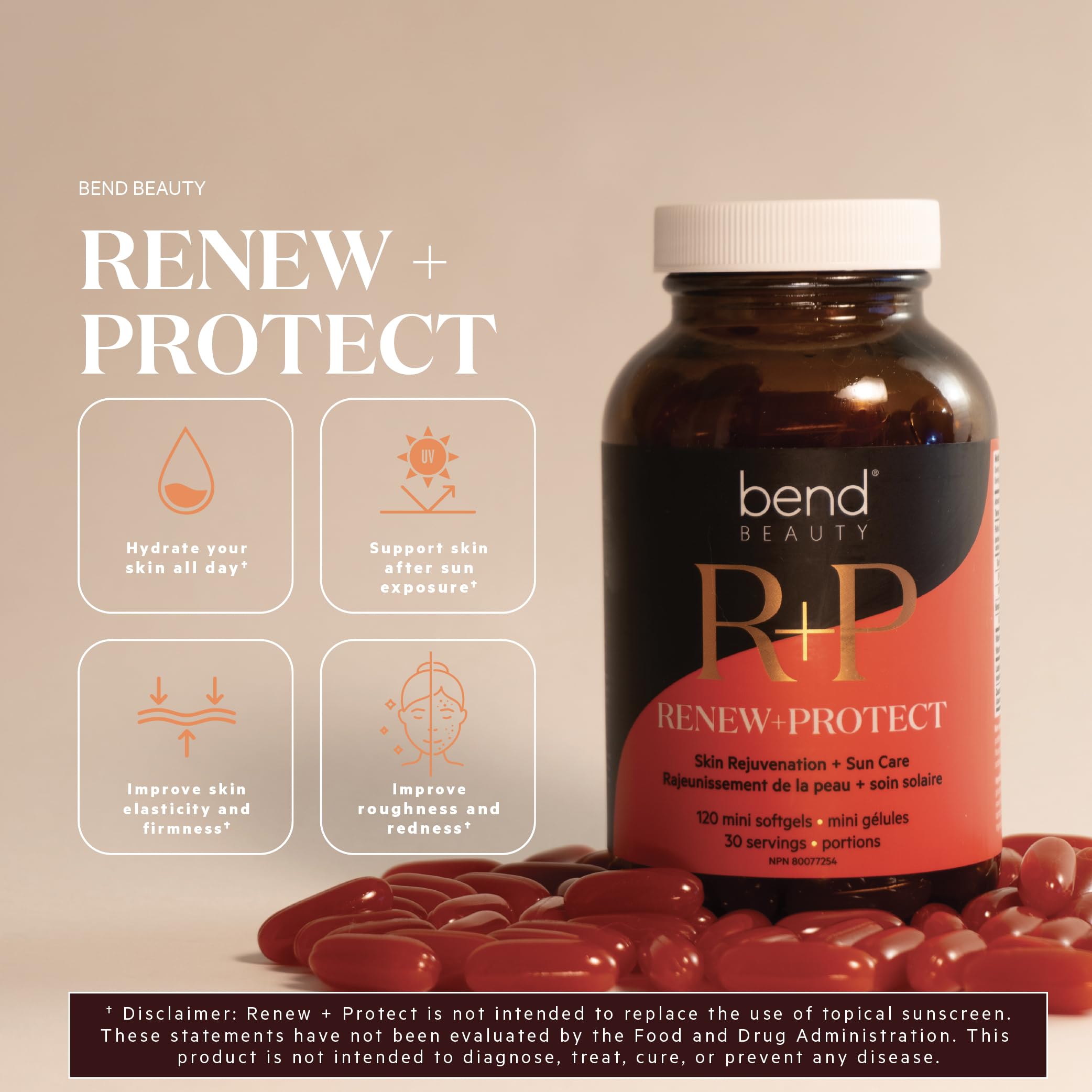 Bend Beauty Renew + Protect | Skin Health Dietary Supplement