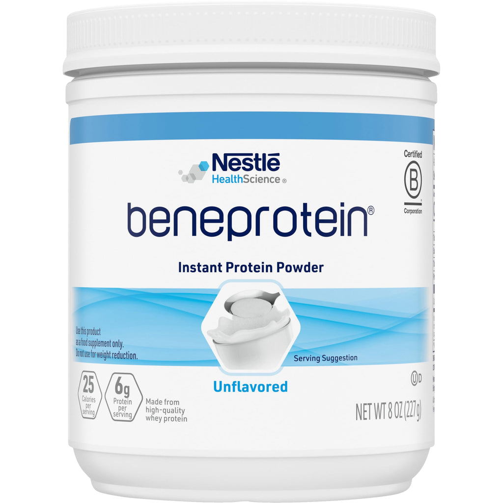 Beneprotein 8-Ounce Canisters (Case of 6) – Unflavored Whey Protein Powder
