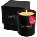 Benevolence LA Clearance Candle – Rose & Sandalwood | 6oz Soy Candle | Matte Black Vessel | Home Fragrance