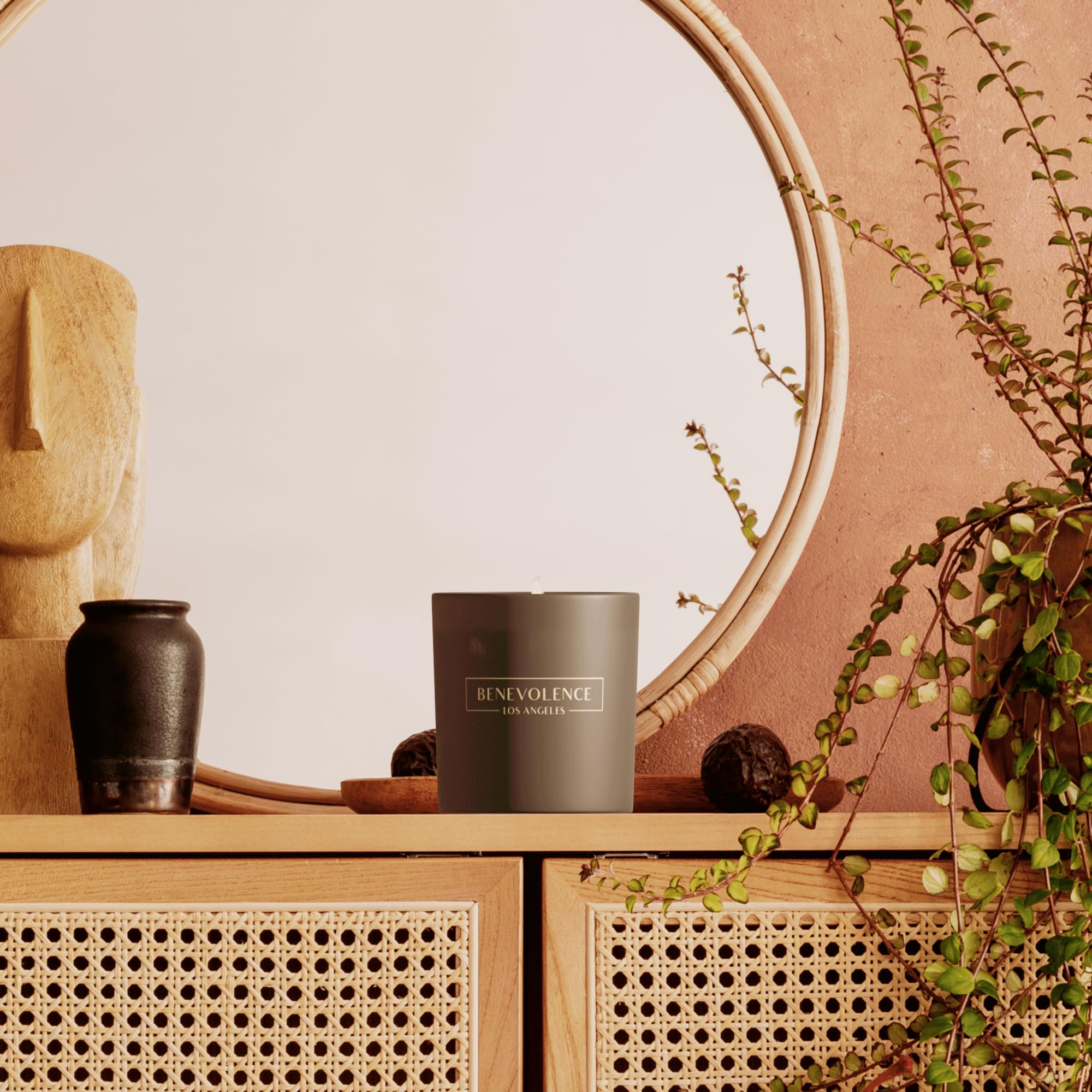Benevolence LA Eucalyptus & Chamomile 8oz Soy Candle | Holiday Gift