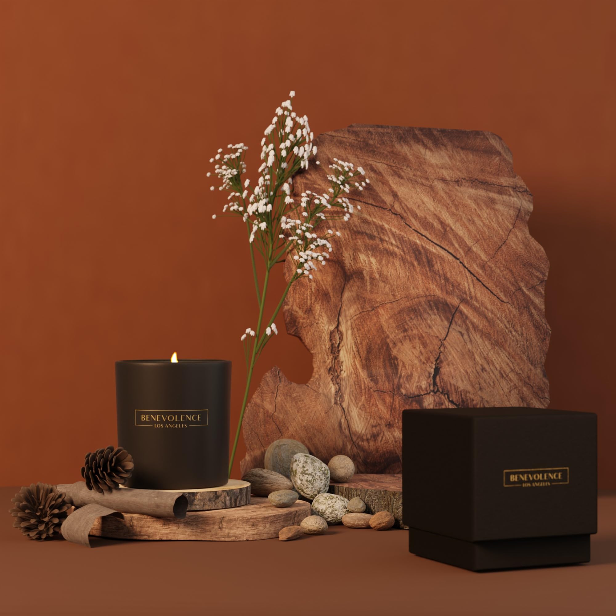 Benevolence LA Pine Scented Candle | 8oz Soy Candle