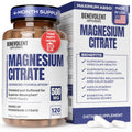 Benevolent Magnesium Citrate 500mg Capsules – Chelated & Buffered, 120 Veggie Caps