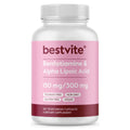 Benfotiamine 150mg + Alpha Lipoic Acid 300mg - 120 Veg Capsules | No Stearates, Vegan, Gluten Free, Non-GMO
