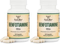 Double Wood Benfotiamine 300mg Servings – 2-Pack, 120 Capsules per Bottle, Third-Party Tested, Non-GMO