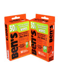 Ben's 30% Deet Mosquito & Tick Field Wipes – 24 Pack