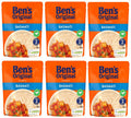 6 x Bens Original Basmati Microwave Rice - 220G