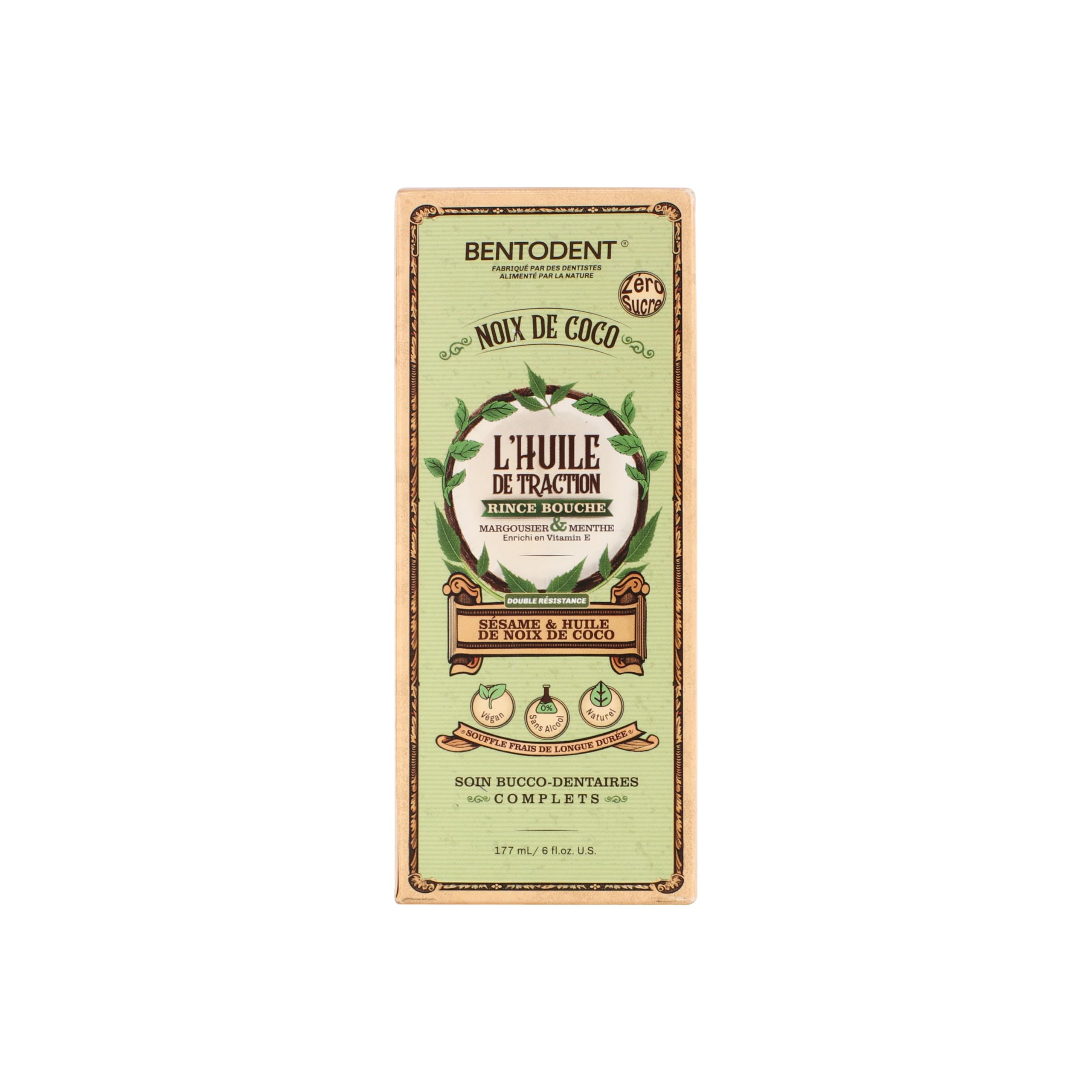 Bentodent Fluoride Free Mineral Toothpaste with Bentonite & Oil Pulling