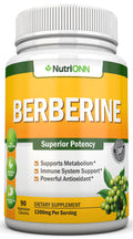 Berberine 1200 mg per Serving | 90 Vegetarian Capsules | Berberine HCl Immune Support