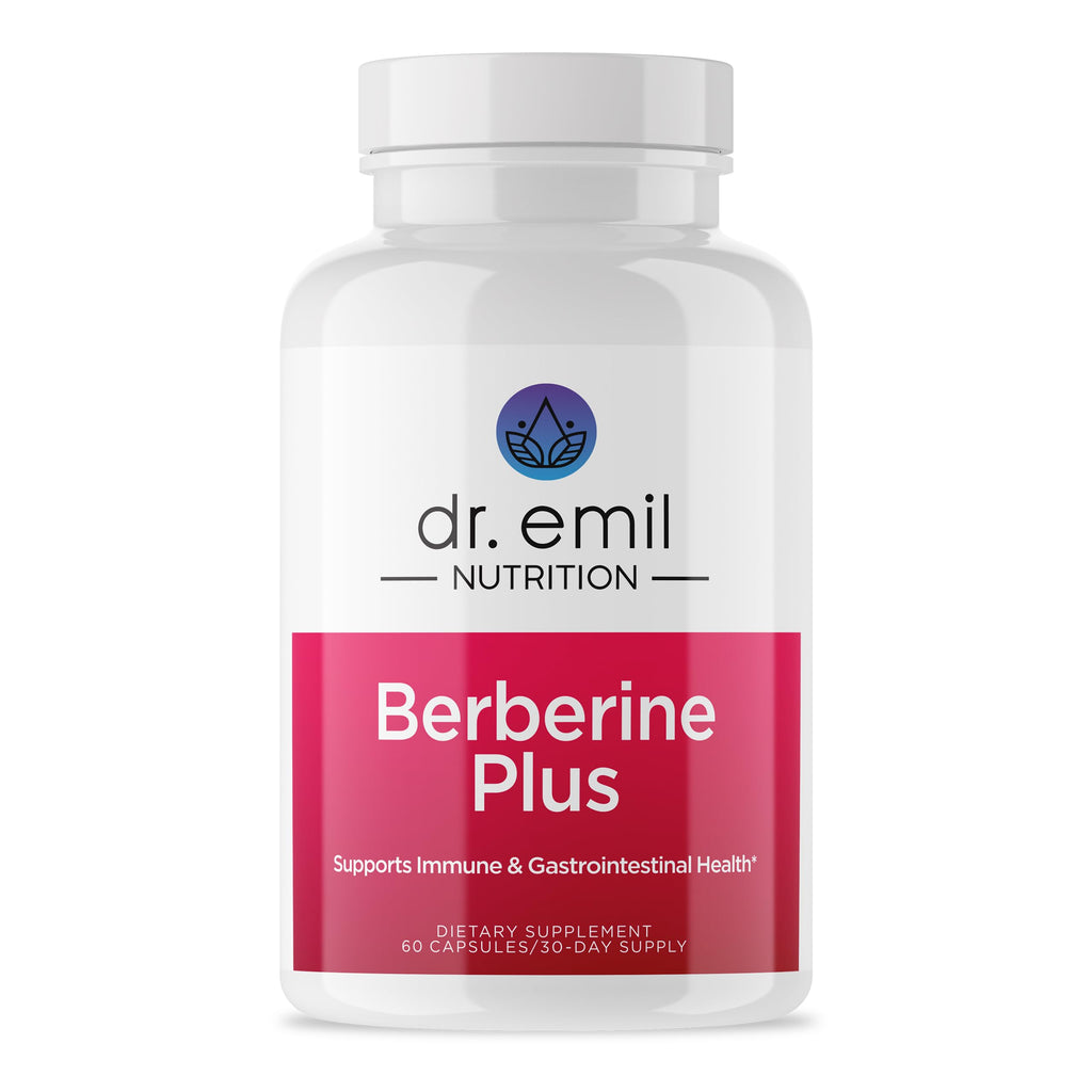 Berberine 500mg Capsules – Dr. Emil Nutrition | Made in USA | 30-Day Supply