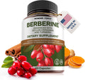 Berberine 500 mg with Probiotics + Vitamins D & K | 60 Capsules | 1 Month Supply