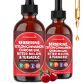 Berberine with Ceylon Cinnamon Liquid Drops – Immune Support & Metabolic Health 4oz