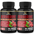 Berberine with Ceylon Cinnamon, Turmeric, Milk Thistle – 120 Capsules, 4 Months