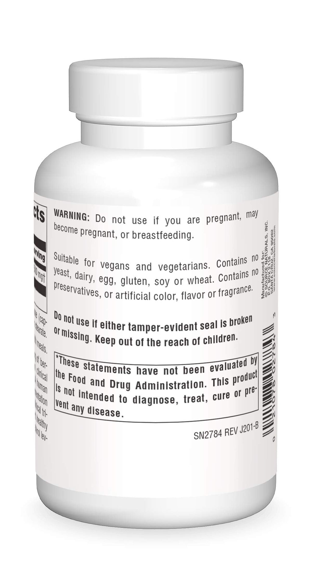 Source Naturals Berberine Vegetable Capsule - GI Support - 120 Veg Caps