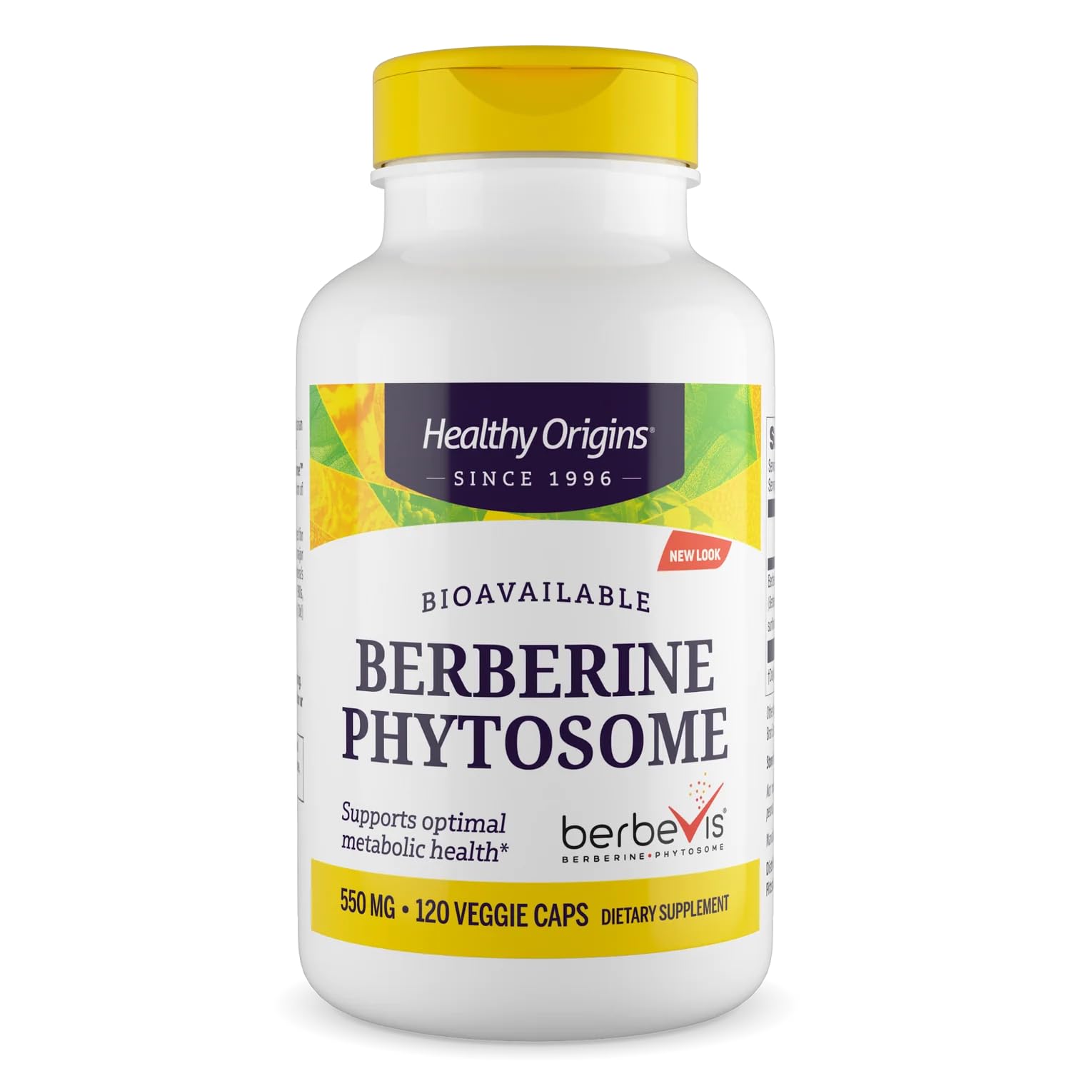 Healthy Origins Berberine Phytosome 550 mg (Berbevis) – Metabolic Support