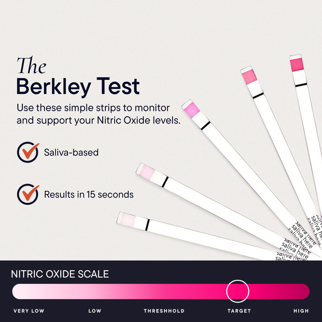 Berkely Life Nitric Oxide Test Strips – At-Home Saliva Test Kit (50 Strips)