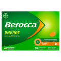 Berocca Energy Vitamin B & C Orange Flavour – 60 Pack | Effervescent Tablets
