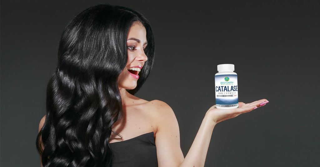 Best Earth Naturals Catalase 10,000 Hair Supplement – 3-Pack (90-Day Supply)