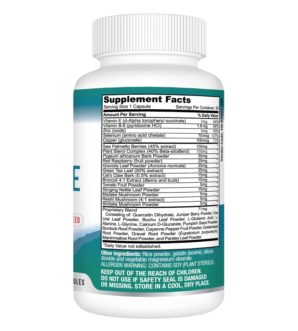 Best Earth Naturals Prostate Support Supplement for Men - Prostate Support - 30 Day Supply