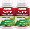Best Naturals 2-Pack 5-HTP (5-hydroxytryptophan) 100 mg - 120 Capsules