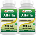 Best Naturals Alfalfa Green Super Food 500 mg – 180 Capsules (Pack of 2)