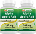 Best Naturals Alpha Lipoic Acid 200 mg – 120 Capsules (Pack of 2)
