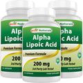 Best Naturals Alpha Lipoic Acid 200 mg – 120 Capsules (Pack of 3)