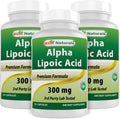 Best Naturals Alpha Lipoic Acid 300 mg - 120 Capsules (Pack of 3)