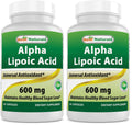 Best Naturals Alpha Lipoic Acid 600 mg – 60 Capsules (Pack of 2) | ALA Antioxidant