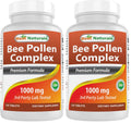 Best Naturals Bee Pollen Complex 1000 mg – 120 Tablets (Pack of 2)