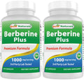 Best Naturals Berberine Plus 1000 mg/Serving – 120 Capsules (Pack of 2)
