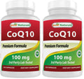 Best Naturals COQ10 100 mg - 120 Capsules per Bottle (Pack of 2)