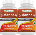 Best Naturals D-Mannose 1500 mg per Serving – 120 Capsules (Pack of 2)