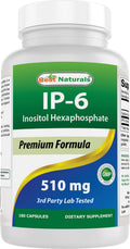 Best Naturals IP-6 510 mg 180 Capsules | 3rd-Party Tested, Non-GMO