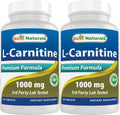 Best Naturals L-Carnitine 1000mg – 60 Tablets (Pack of 2)