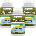 Best Naturals L-Tyrosine 500 mg – 90 Capsules (Pack of 3)