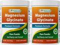 Best Naturals Magnesium Glycinate Powder - 1 Pound (1 LB (Pack of 2)) | 605 Servings