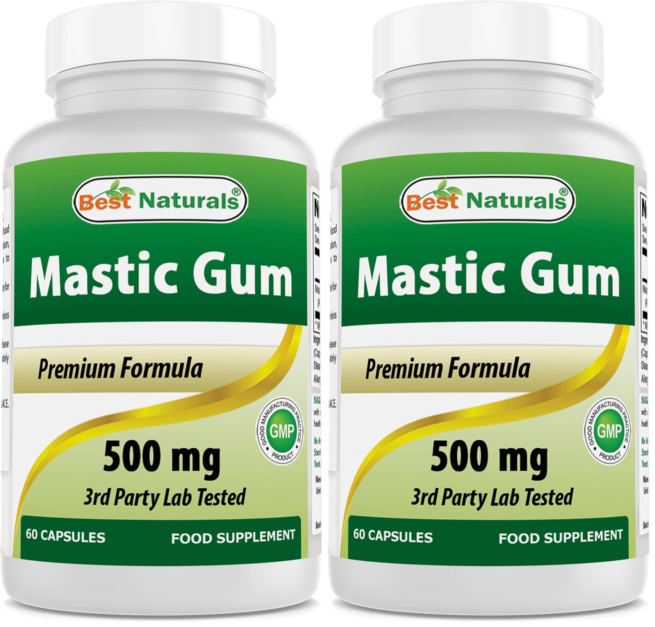 Best Naturals Mastic Gum 500 mg – 60 Capsules (Pack of 2)