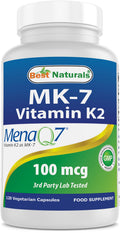 Best Naturals MK-7 Vitamin K2 100 mcg - 120 Vcaps