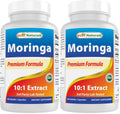 Best Naturals Moringa Extract 10:1 1500mg - 180 Capsules (Pack of 2)