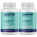 BESTVITE P-5-P 100mg – 240 Vegetarian Capsules | Coenzymated Vitamin B6 (Non-GMO, Vegan, Gluten Free, No Stearates)
