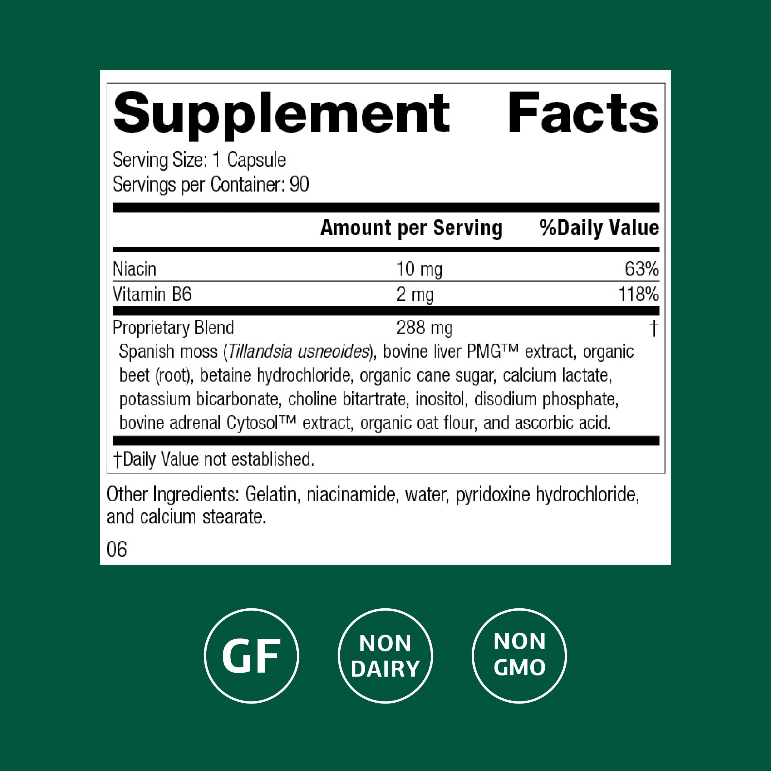 Betacol - Liver Support & Bile Production | Standard Process | 90 Capsules