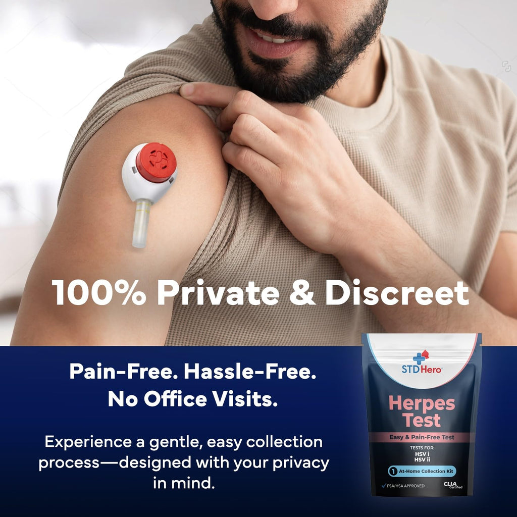 Better Life Science At-Home HSV Test Kit – Private Sample Collection & Secure Online Results