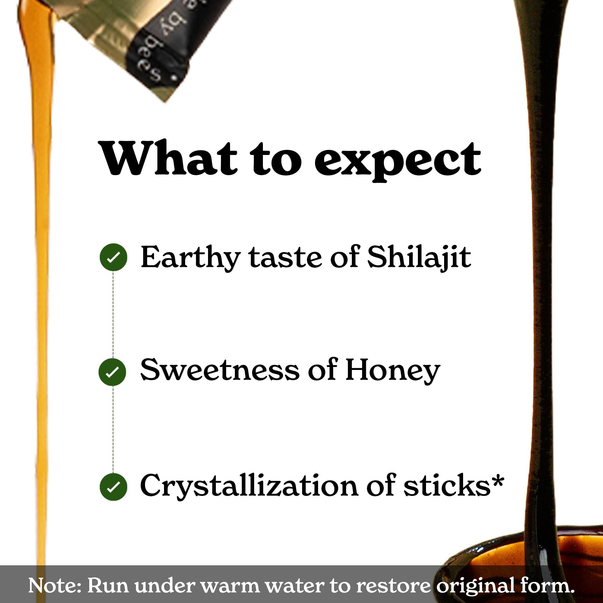 BetterAlt Shilajit Sticks with Organic Honey & Saffron | 30 Sticks for Energy & Immunity